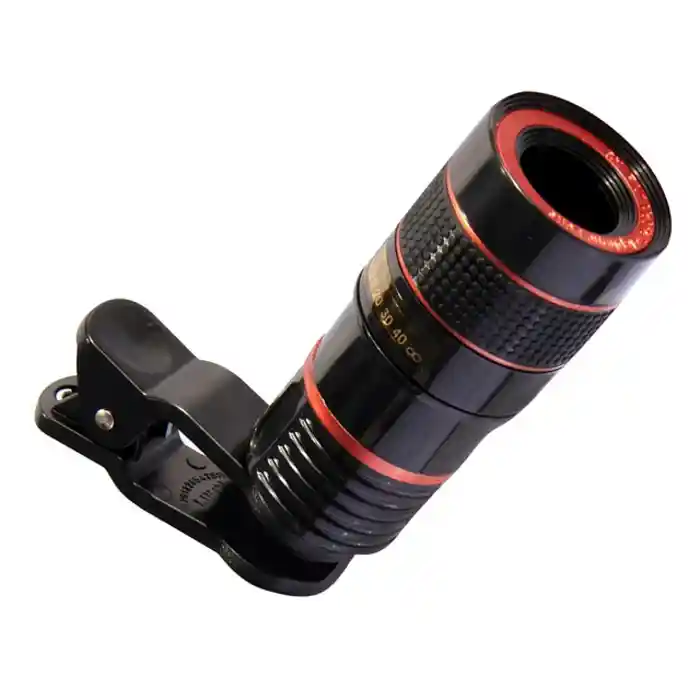 Telescope 8X Long Focus Mobile Phone Clip-on Lens Telescope Telephoto HD Lens External Zoom Special Effects Magnifier